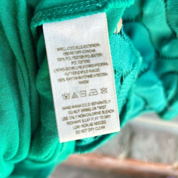 NWT FREE PEOPLE Wild Thing Crochet Mini Dress in Emerald Green Size: Small - Picture 10 of 11